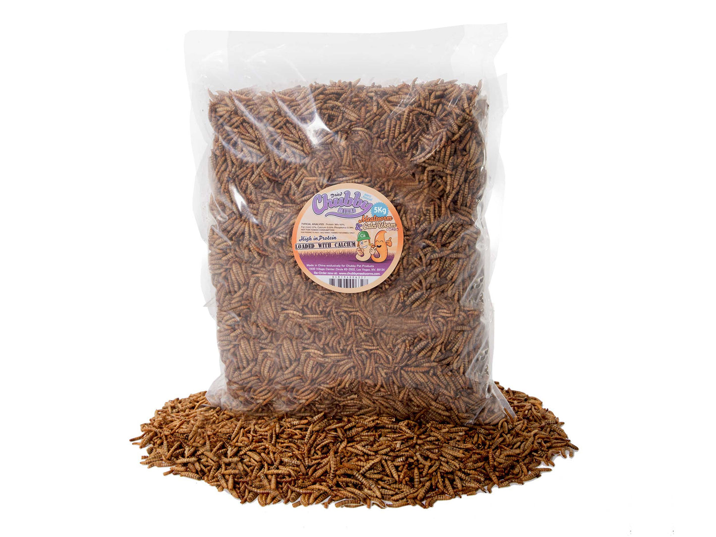 5Kg Chubby Dried Mealworm & Black Soldier Fly Mix