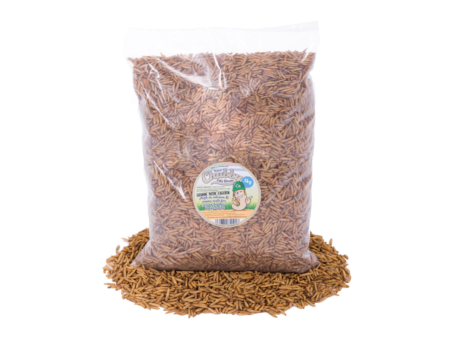 5Kg Chubby Dried Black Solider Fly Larvae